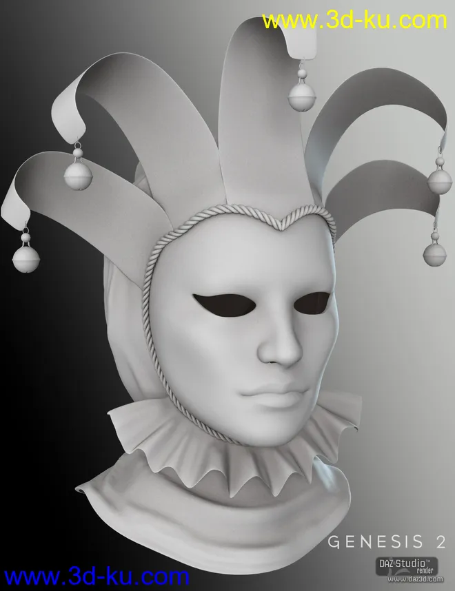 Venetian Mask for Genesis 2 Female(s)模型的图片6