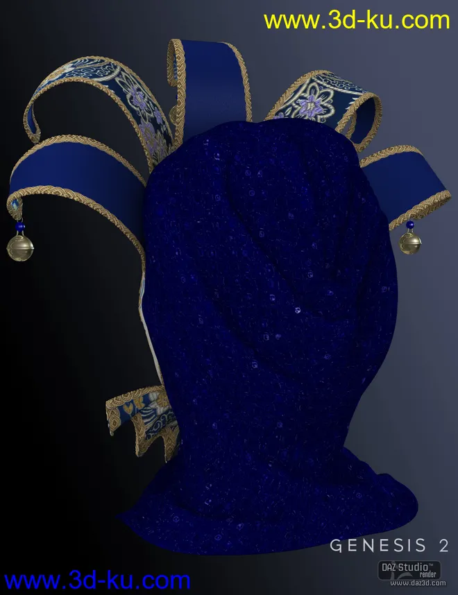 Venetian Mask for Genesis 2 Female(s)模型的图片7
