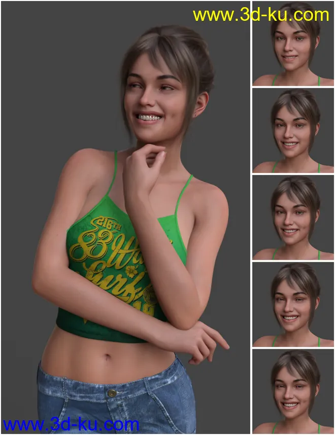 Venus Smile for Genesis 8 Female模型的图片1