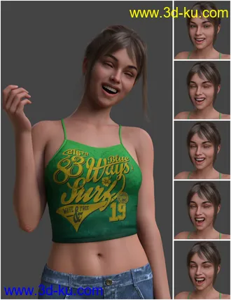 3D打印模型Venus Smile for Genesis 8 Female的图片