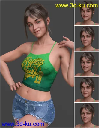 3D打印模型Venus Smile for Genesis 8 Female的图片