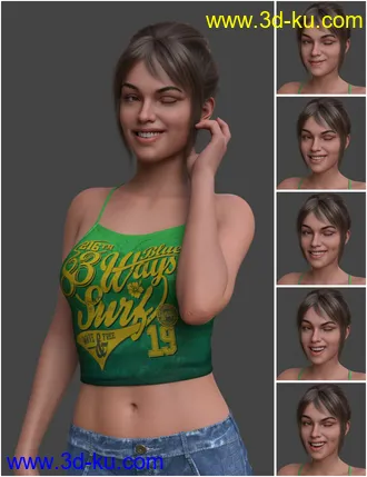 3D打印模型Venus Smile for Genesis 8 Female的图片