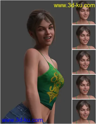 3D打印模型Venus Smile for Genesis 8 Female的图片