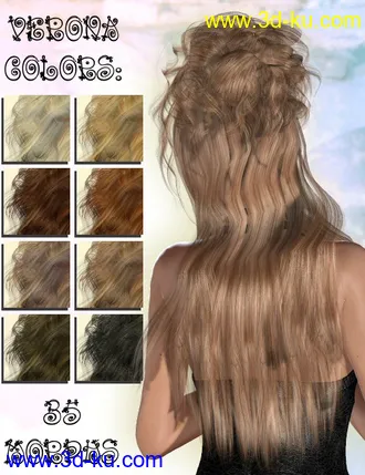 3D打印模型Verona Hair的图片