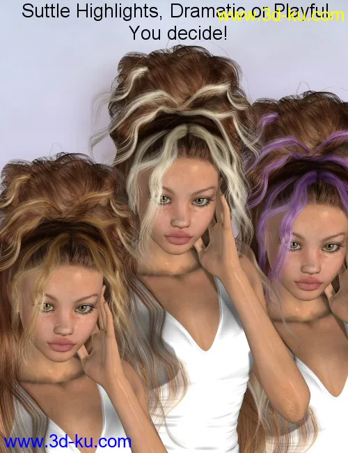 Verona Hair EXP Pak模型的图片5