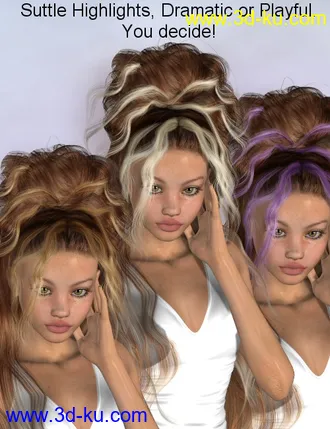 3D打印模型Verona Hair EXP Pak的图片