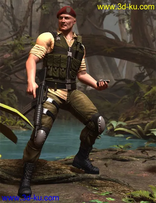 Veteran War Dog for M4模型的图片1