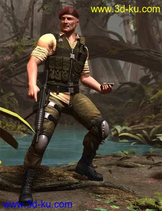 3D打印模型Veteran War Dog for M4的图片