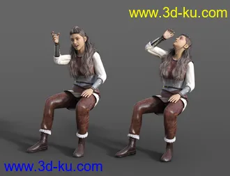 3D打印模型Viking Animations for Genesis 8的图片
