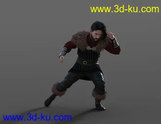 3D打印模型Viking Animations for Genesis 8的图片