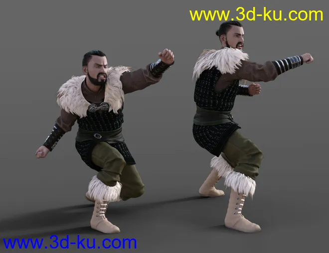 Viking Animations for Genesis 8模型的图片6