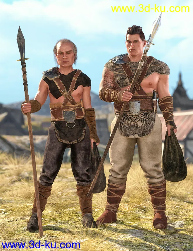 Viking Hunter Outfit Textures模型的图片1