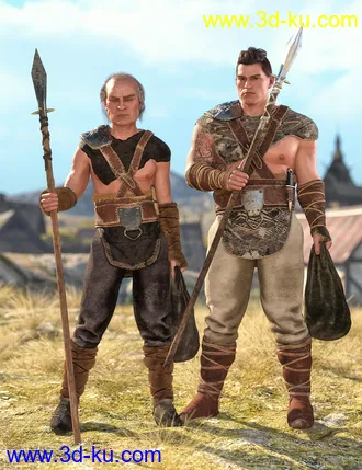 3D打印模型Viking Hunter Outfit Textures的图片