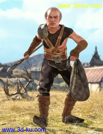 3D打印模型Viking Hunter Outfit Textures的图片