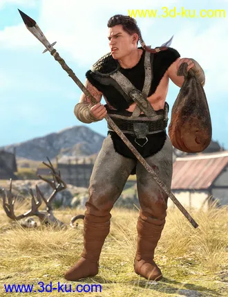 3D打印模型Viking Hunter Outfit Textures的图片
