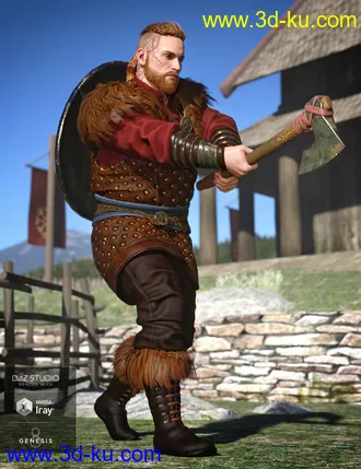 3D打印模型Viking Raider Outfit Textures的图片
