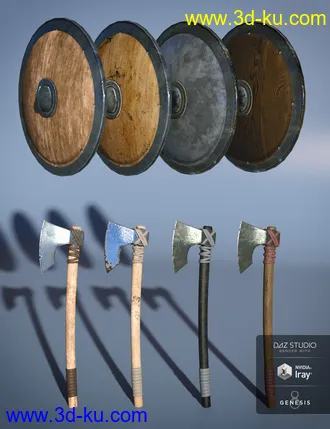 3D打印模型Viking Raider Outfit Textures的图片