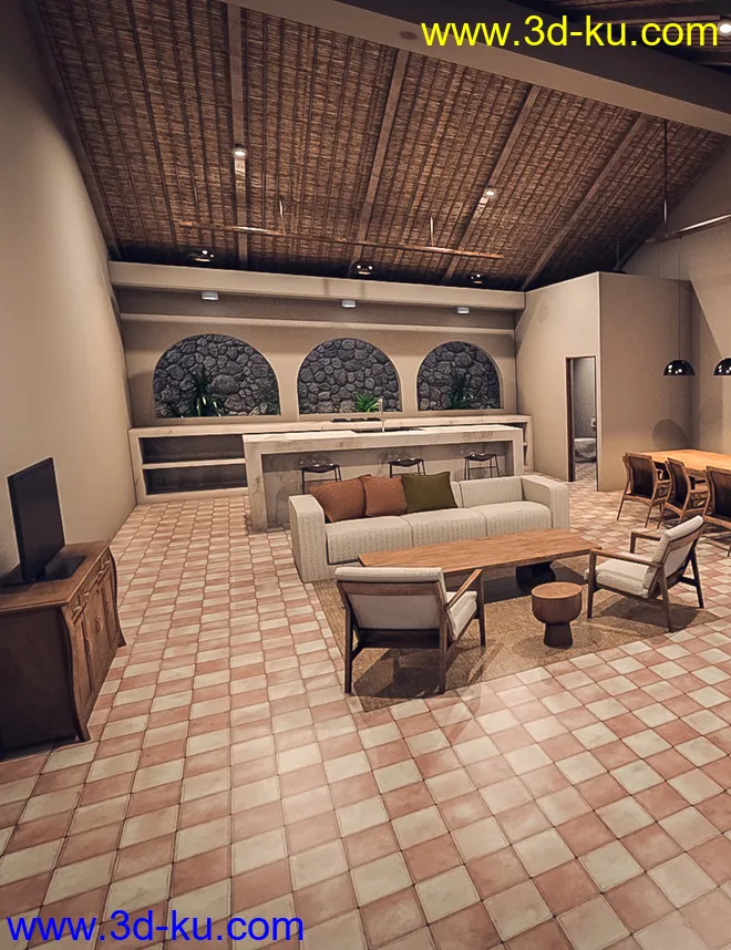 Villa Bali模型的图片1