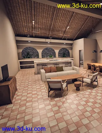 3D打印模型Villa Bali的图片