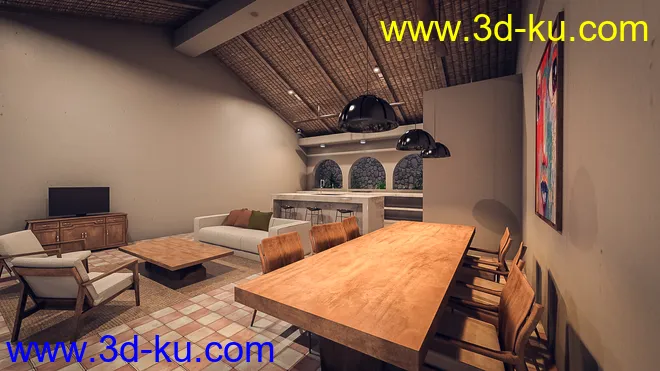 Villa Bali模型的图片5