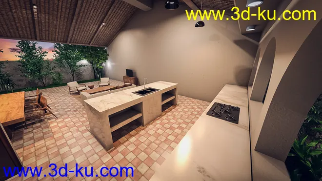 Villa Bali模型的图片8