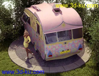 3D打印模型Vintage Caravan的图片