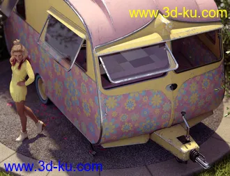 3D打印模型Vintage Caravan的图片