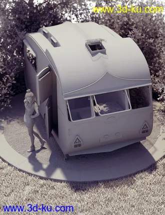 3D打印模型Vintage Caravan的图片