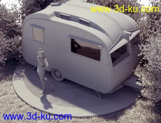 3D打印模型Vintage Caravan的图片