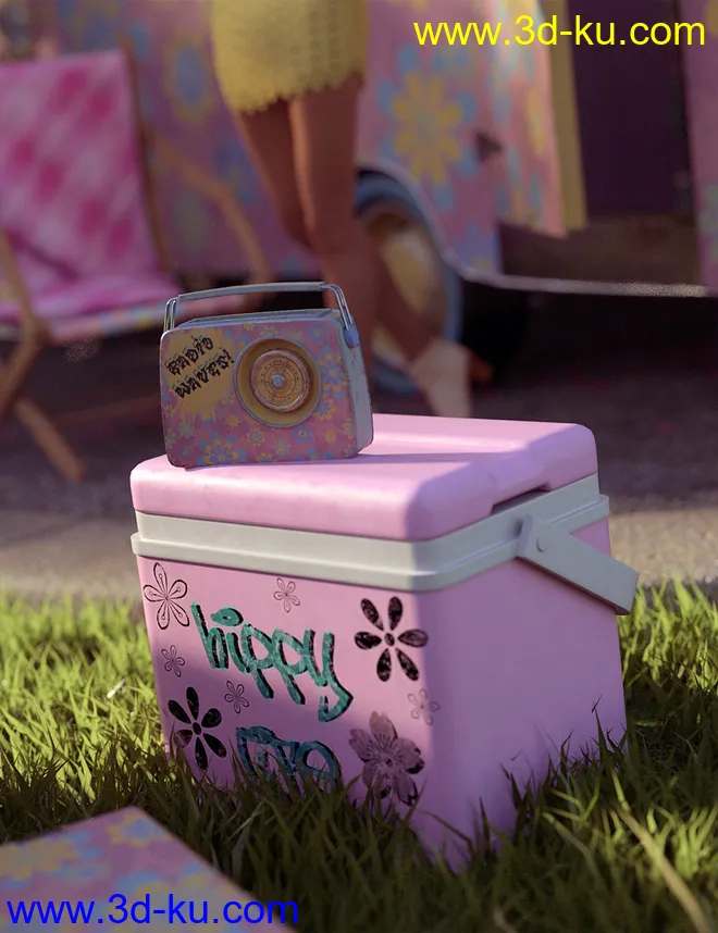 Vintage Caravan Props模型的图片3