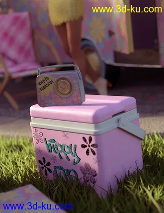 3D打印模型Vintage Caravan Props的图片