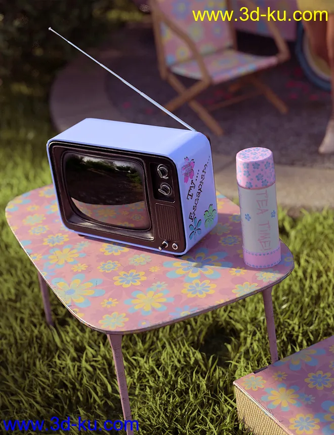 Vintage Caravan Props模型的图片6