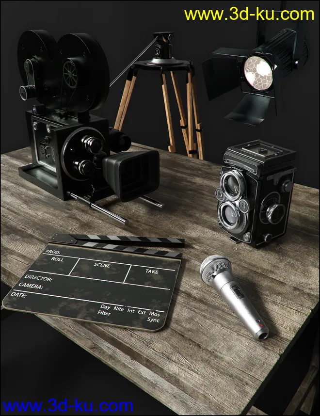 Vintage Film Props模型的图片1