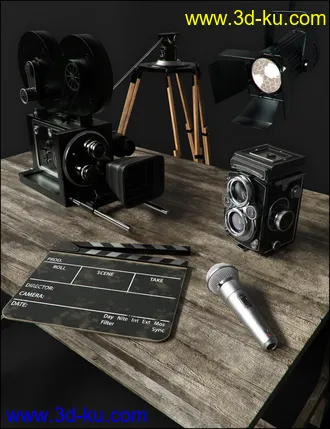 3D打印模型Vintage Film Props的图片