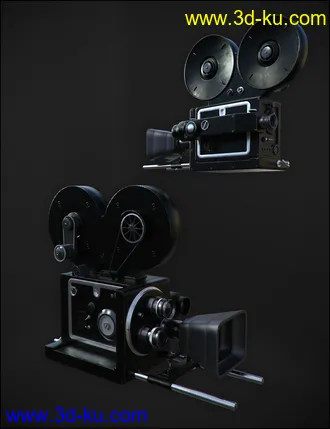 3D打印模型Vintage Film Props的图片