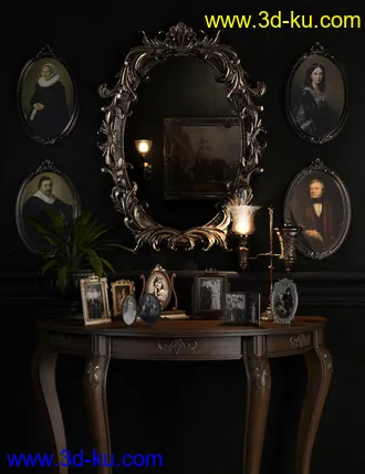 3D打印模型Vintage Frames的图片