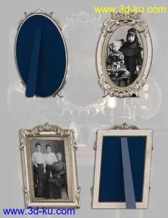 3D打印模型Vintage Frames的图片
