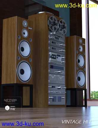 3D打印模型Vintage HI-FI的图片