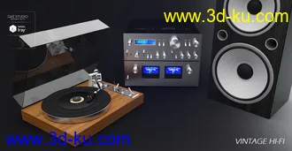 3D打印模型Vintage HI-FI的图片