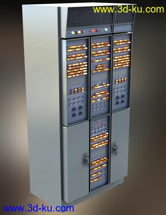 3D打印模型Vintage Server Props的图片