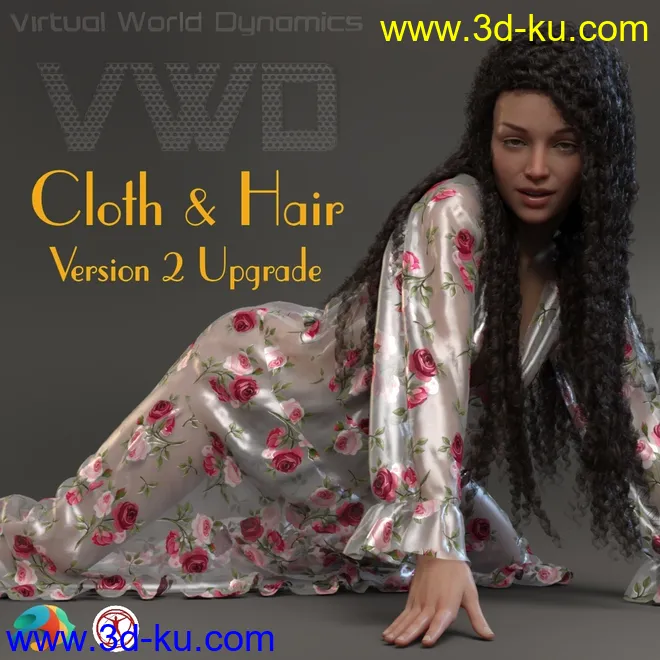 VWD Cloth and Hair - Version 2 - Upgrade Version模型的图片1