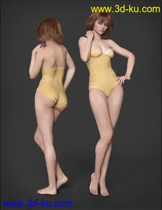 3D打印模型VYK Abbie for Genesis 8 Female的图片