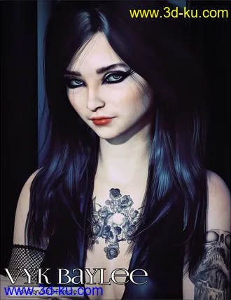3D打印模型VYK Baylee for Genesis 8 Female的图片