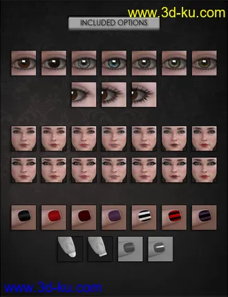 3D打印模型VYK Baylee for Genesis 8 Female的图片