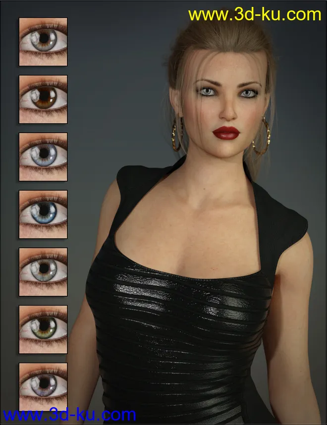 VYK Chloe for Genesis 8 Female and Victoria 8模型的图片2