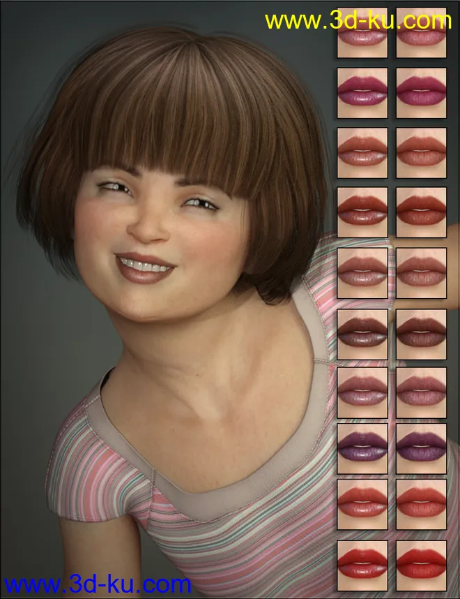 VYK Chloe for Genesis 8 Female and Victoria 8模型的图片4