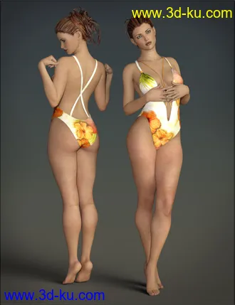 3D打印模型VYK Chloe for Genesis 8 Female and Victoria 8的图片