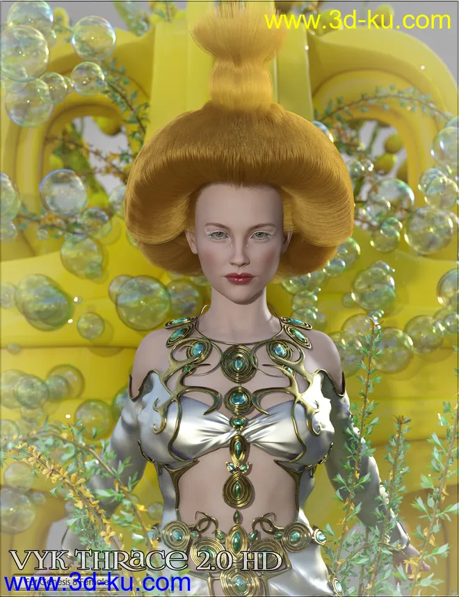 VYK Thrace 2.0 HD for Genesis 8 Female模型的图片1