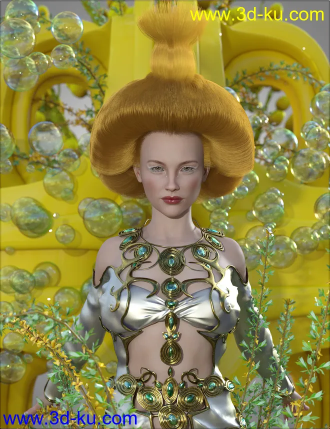 VYK Thrace 2.0 HD for Genesis 8 Female模型的图片2