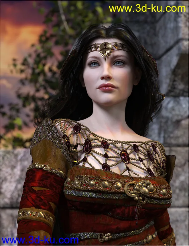 VYK Thrace 2.0 HD for Genesis 8 Female模型的图片4